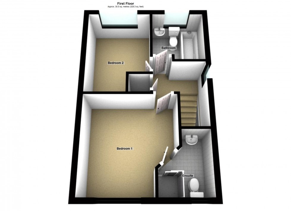 Floorplan for Jasmine Close, Lutterworth