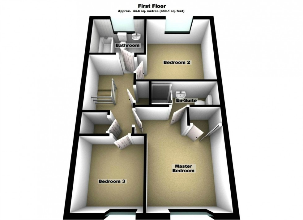 Floorplan for Poppy Road, Lutterworth