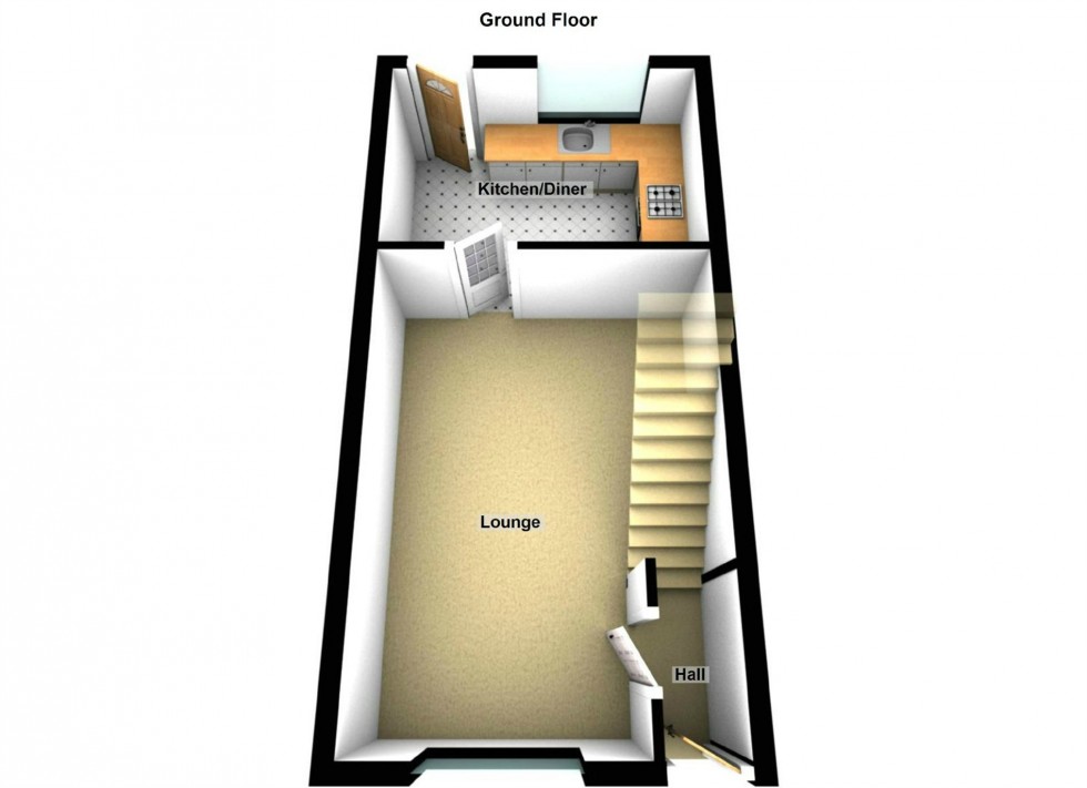 Floorplan for Gibson Way, Lutterworth
