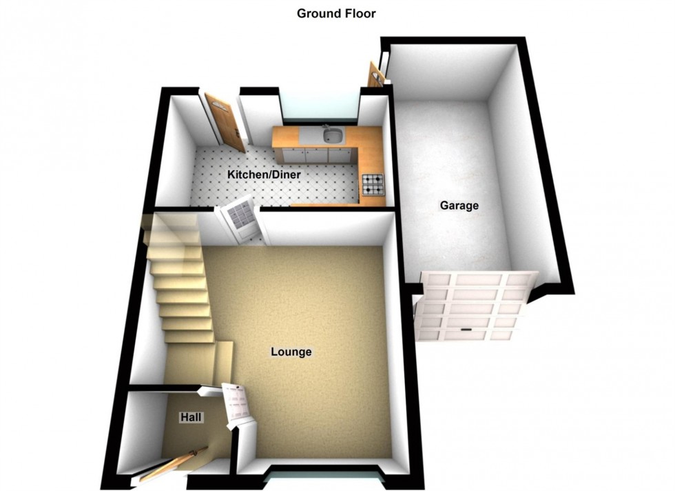 Floorplan for Gibson Way, Lutterworth