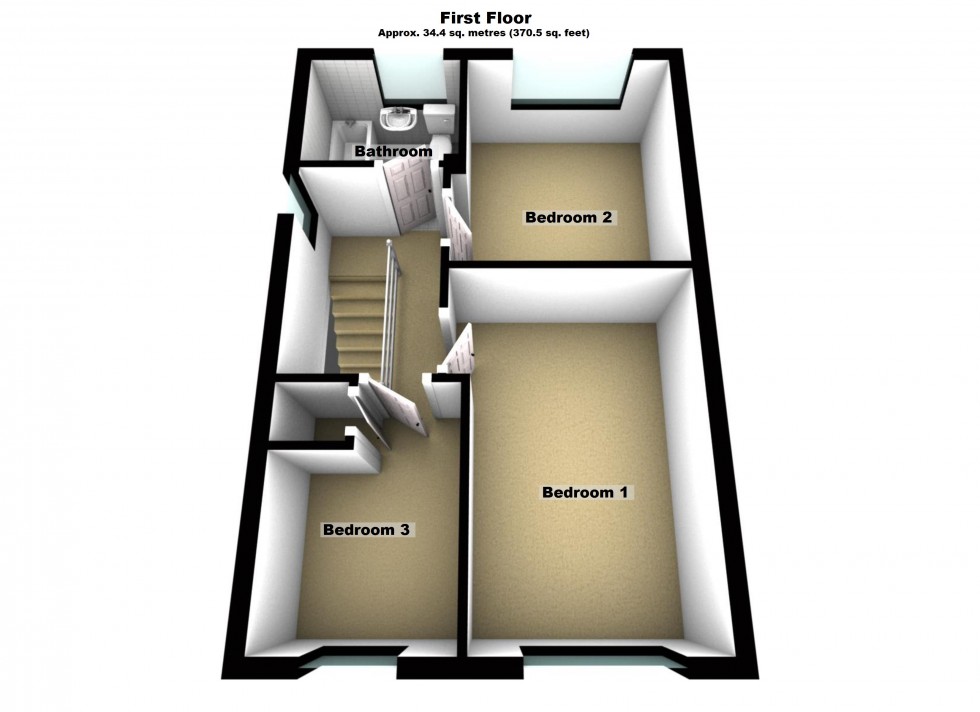 Floorplan for Pine Close, Lutterworth