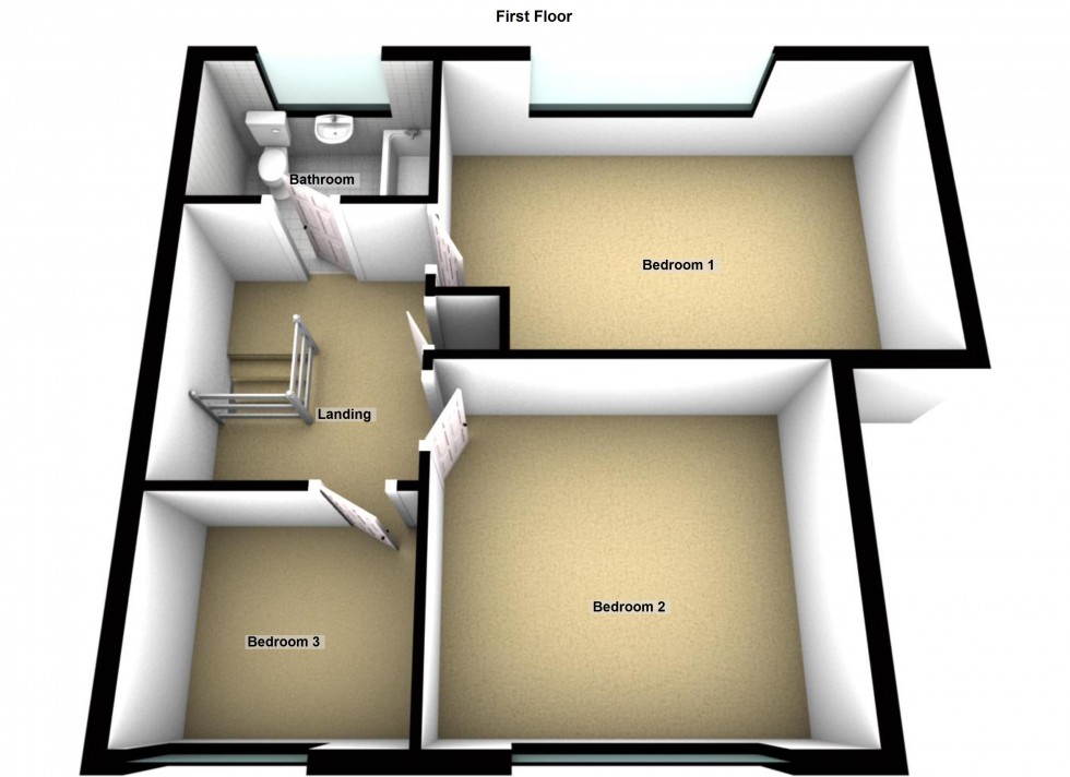 Floorplan for Greenacres Drive, Lutterworth