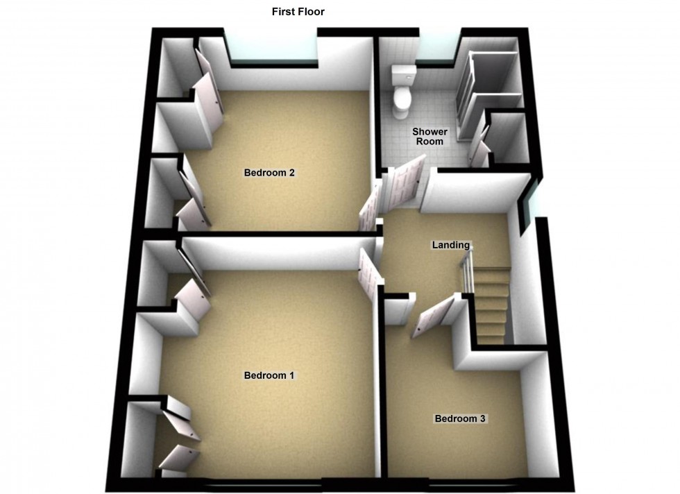 Floorplan for Ashby Lane, Bitteswell