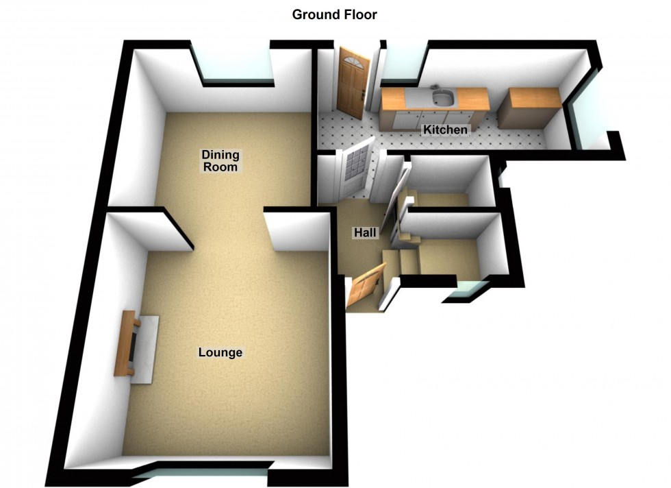 Floorplan for School Lane, Husbands Bosworth