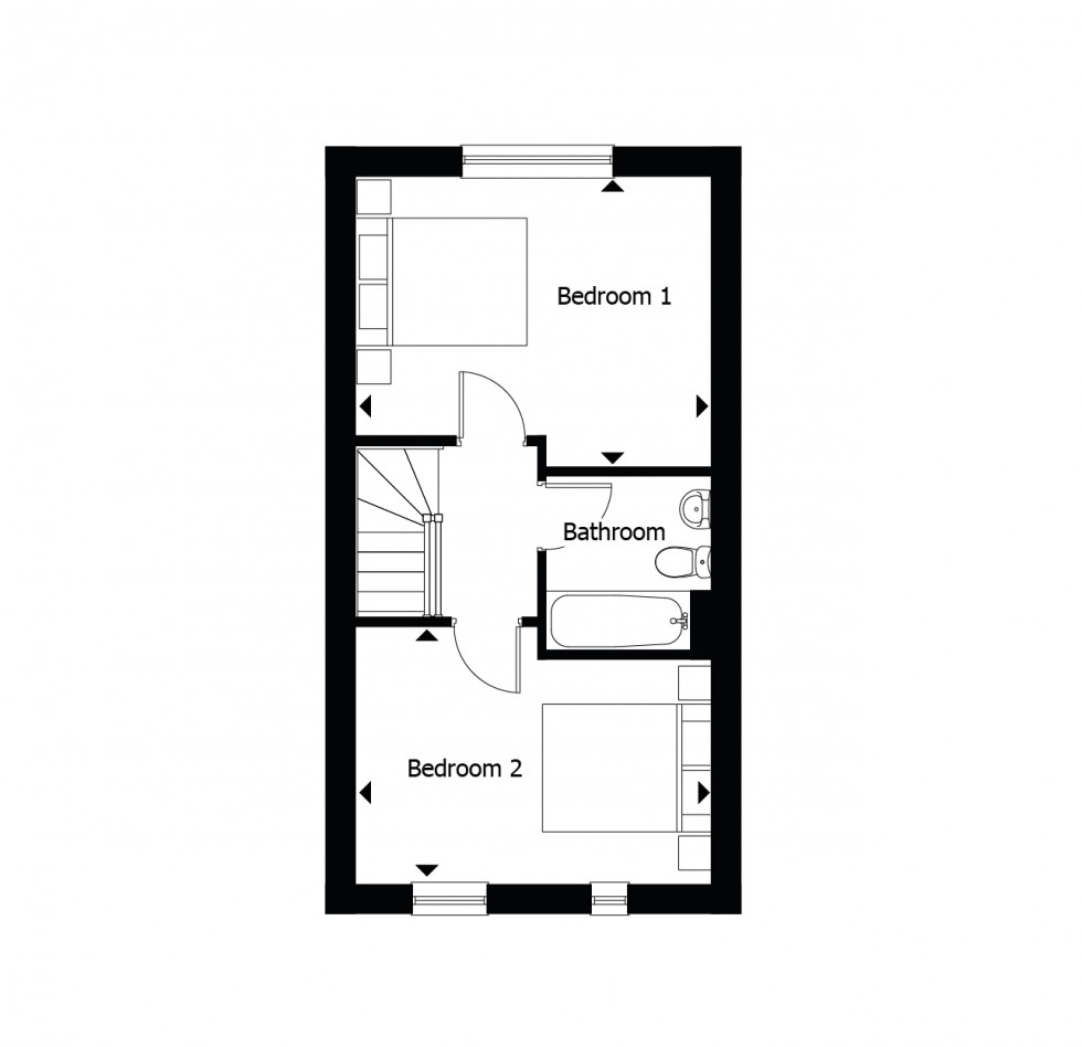 Floorplan for West View Lane, Lutterworth
