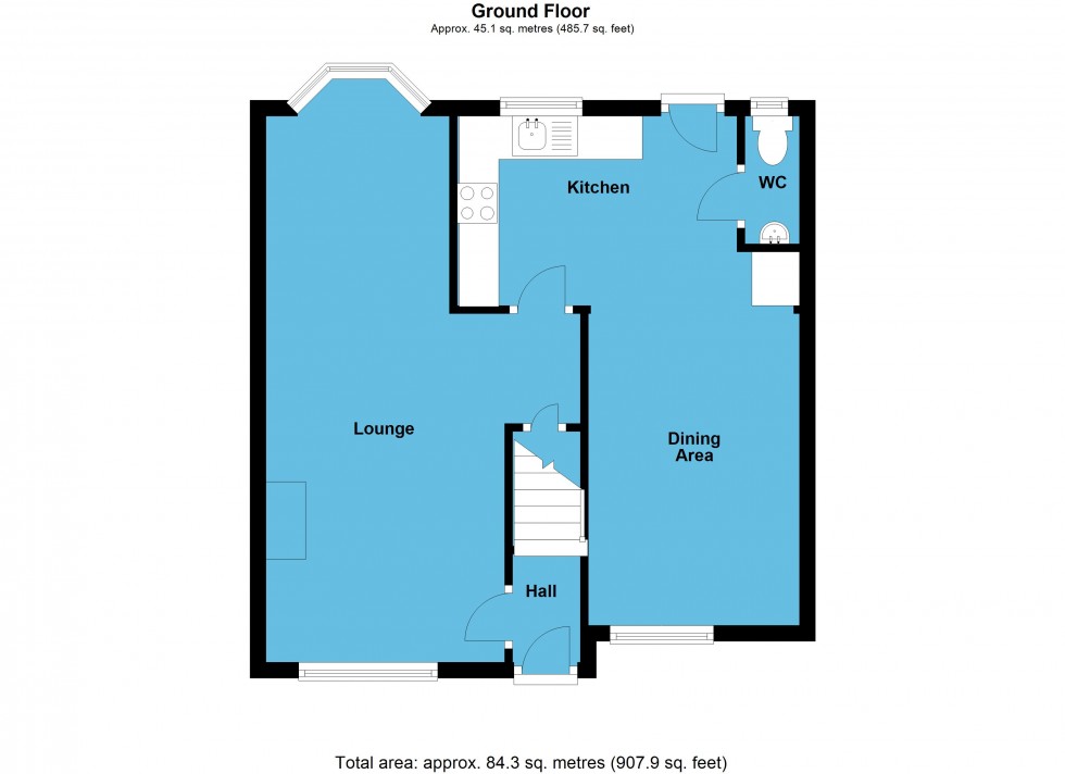 Floorplan for Robinia Close, Lutterworth
