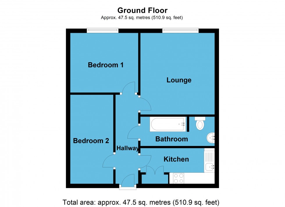 Floorplan for Lutterworth