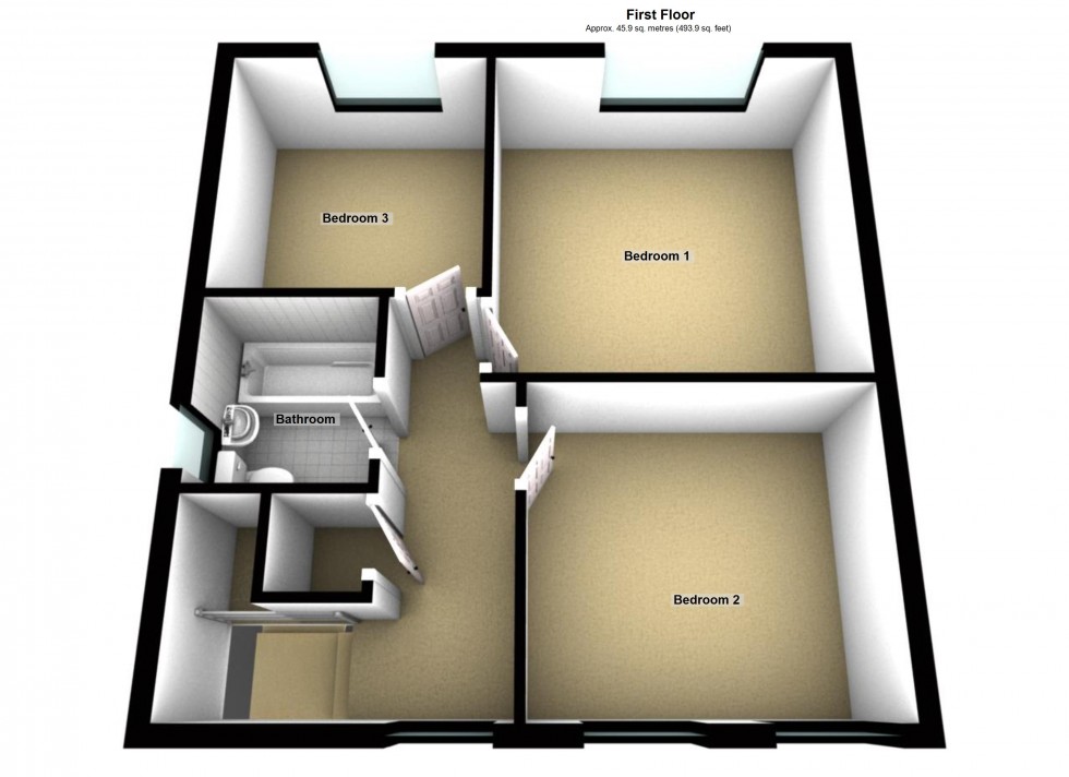 Floorplan for Ryderway, Lutterworth