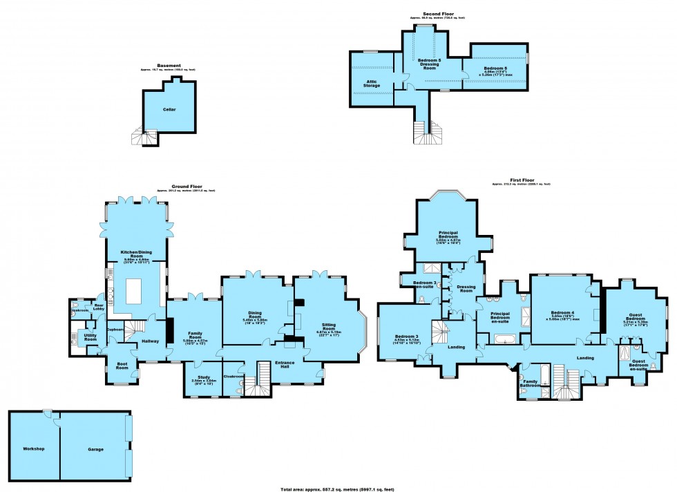 Floorplan for Ashow, Kenilworth