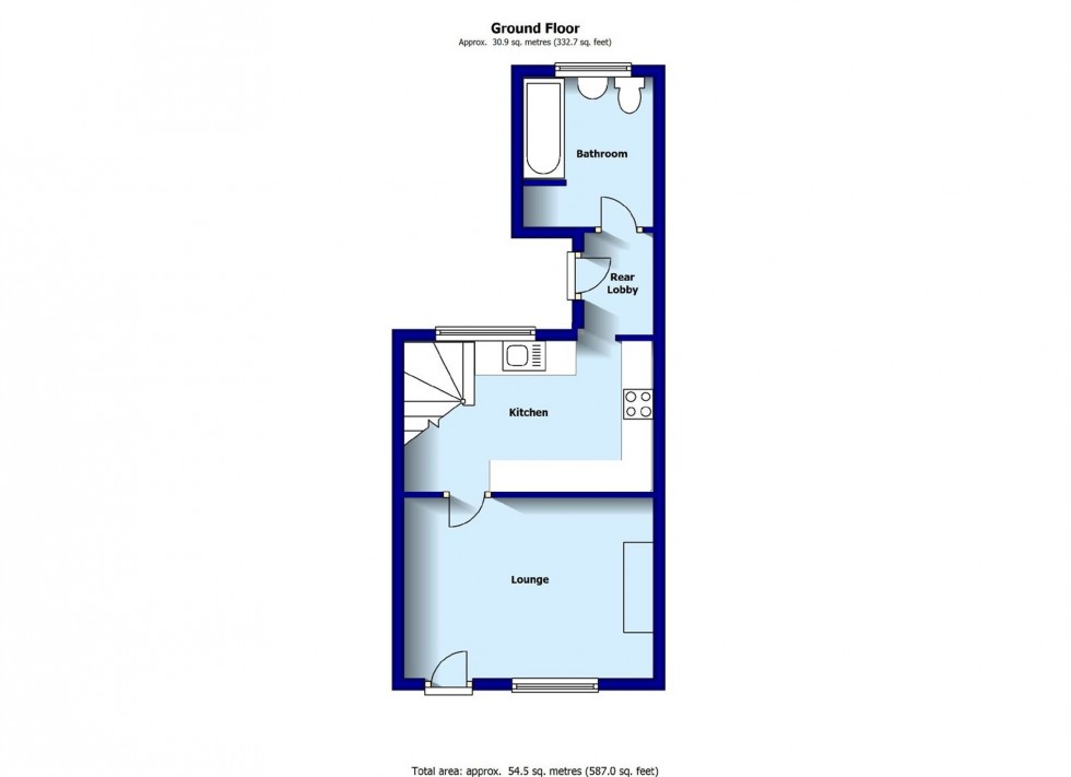 Floorplan for Church Street, Lutterworth