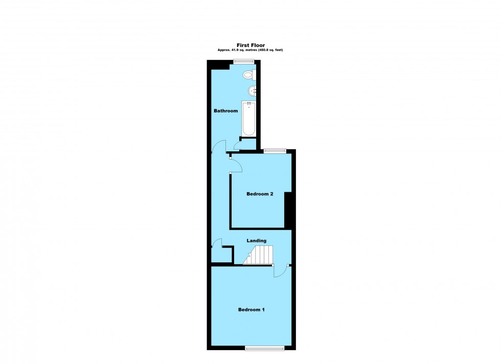 Floorplan for New Street, Lutterworth