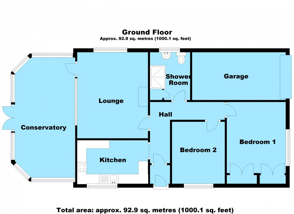 Floorplan for Holmfield Close, Lutterworth
