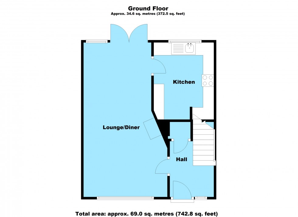 Floorplan for Cedar Avenue, Lutterworth