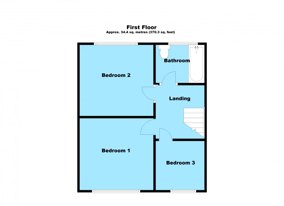 Floorplan for Cedar Avenue, Lutterworth