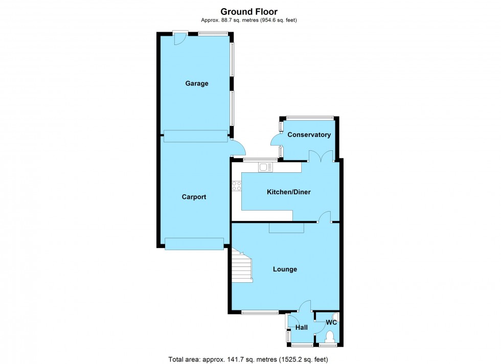Floorplan for Bell Street, Claybrooke Magna