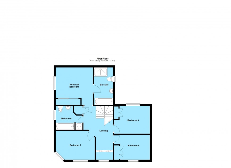 Floorplan for Gloster Road, Lutterworth