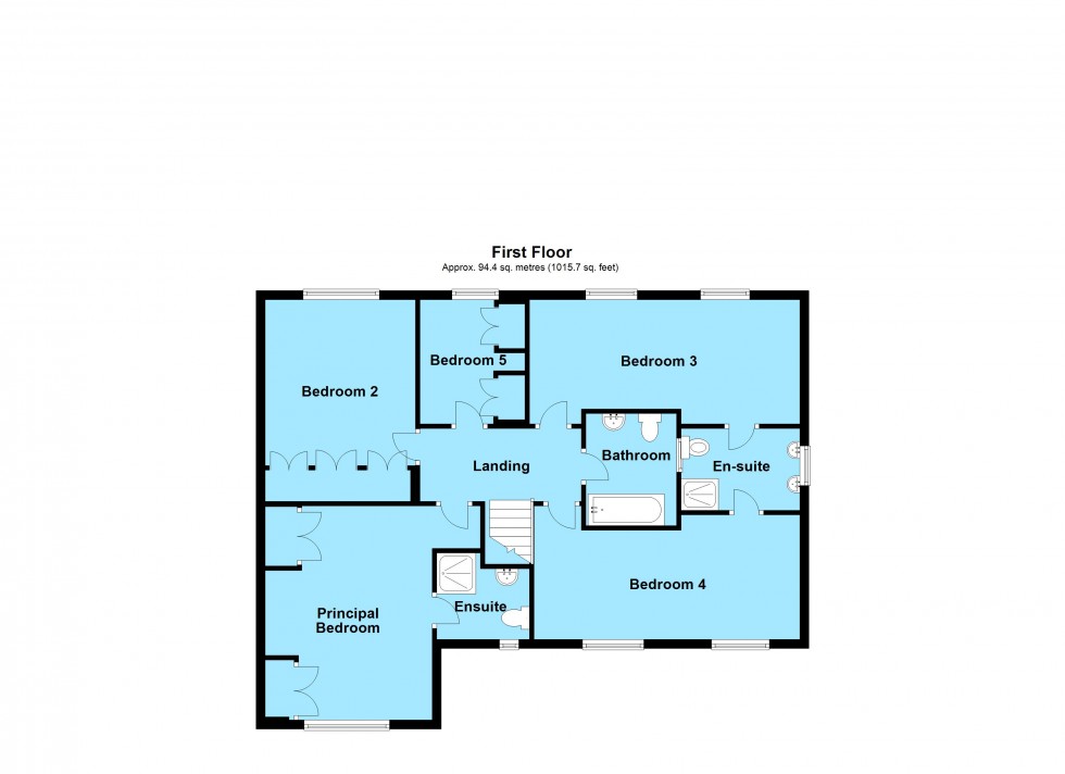 Floorplan for Tealby Close, Gilmorton