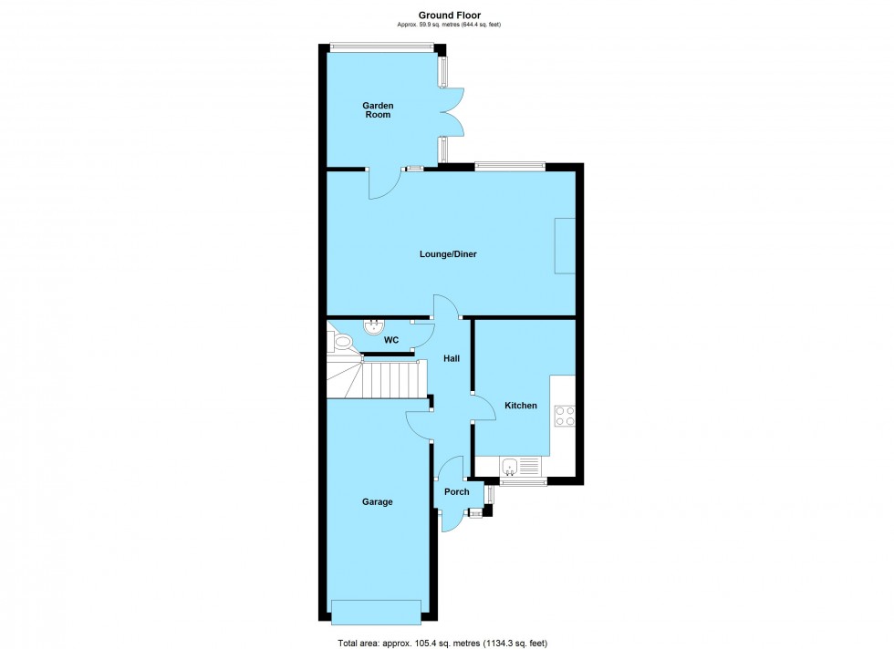 Floorplan for Douglas Bader Drive, Lutterworth