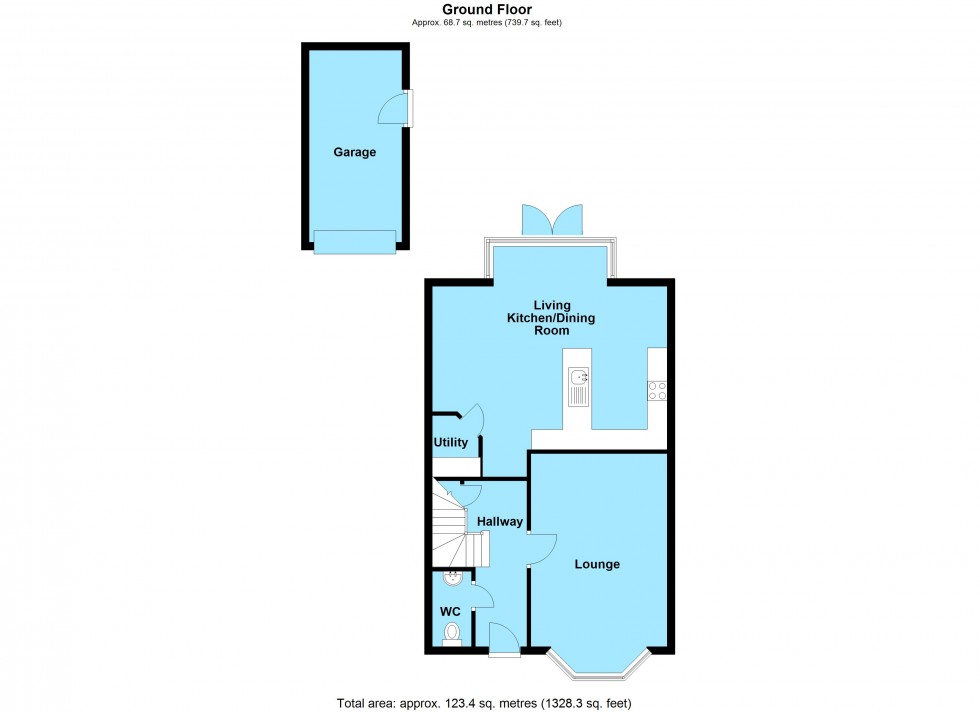 Floorplan for Meteor Drive, Lutterworth