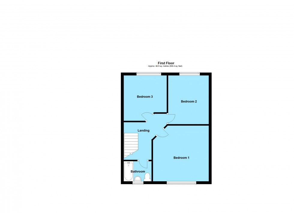 Floorplan for Lower Leicester Road, Lutterworth