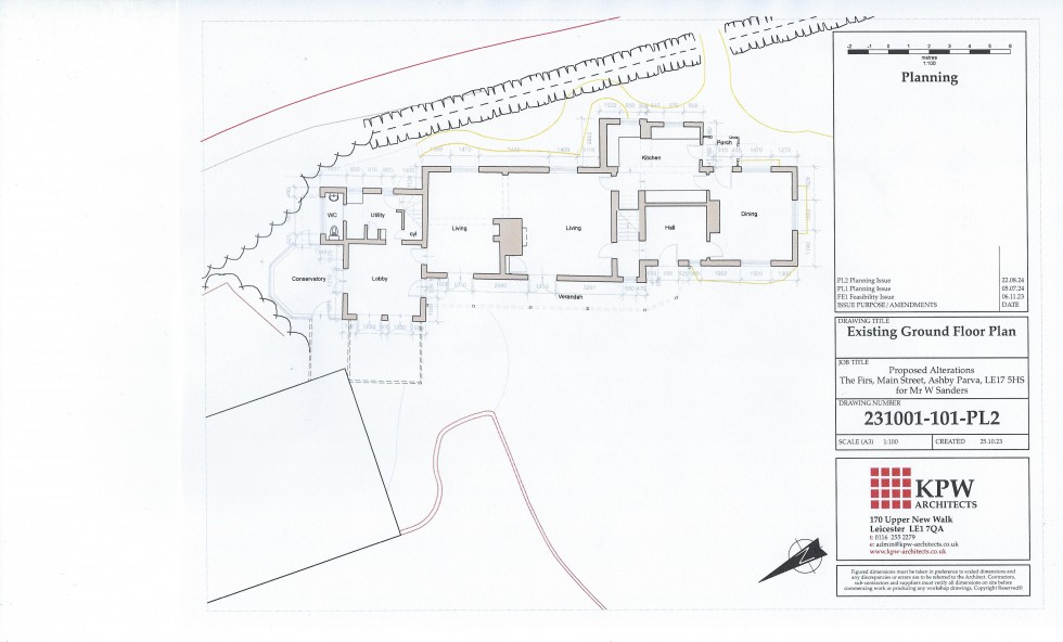 Floorplan for Main Street, Ashby Parva