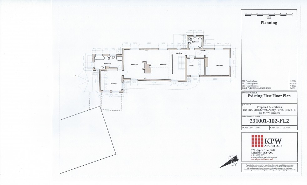 Floorplan for Main Street, Ashby Parva