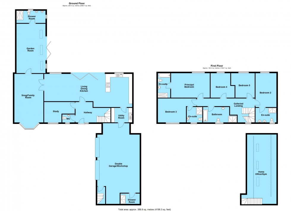 Floorplan for Walnut Close, Bitteswell