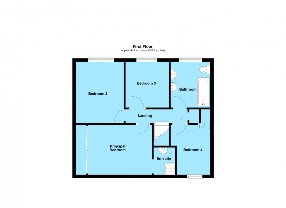 Floorplan for Main Street, Cotesbach