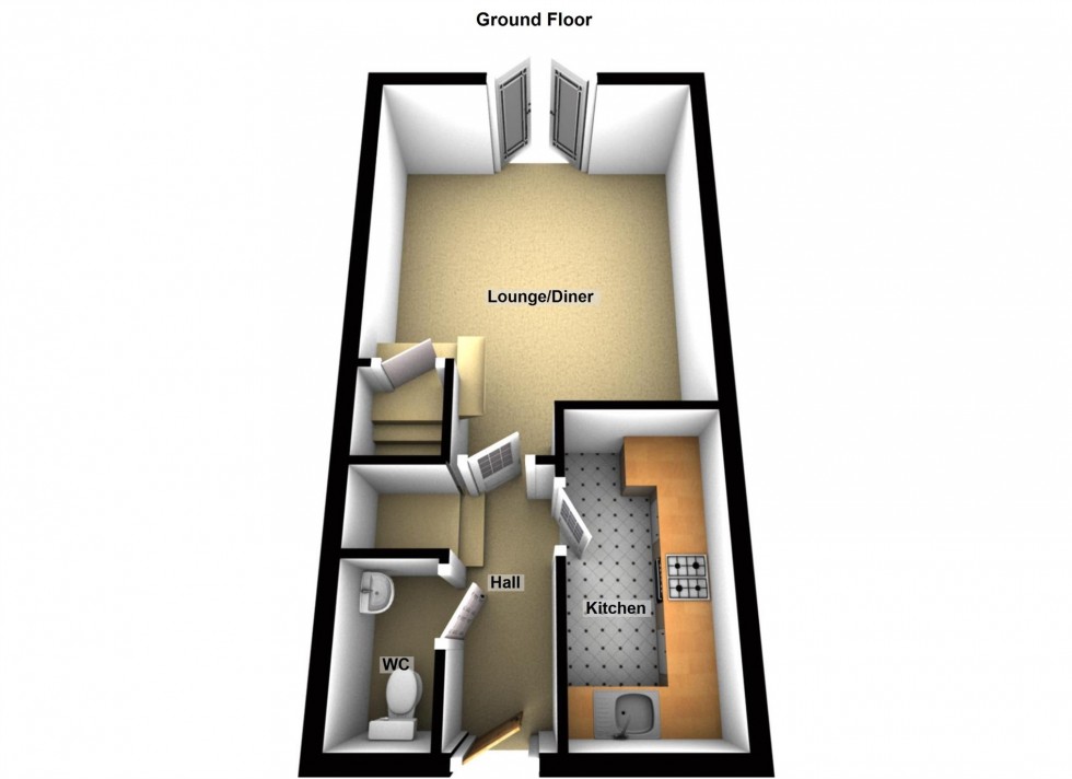 Floorplan for Leaders Way, Lutterworth