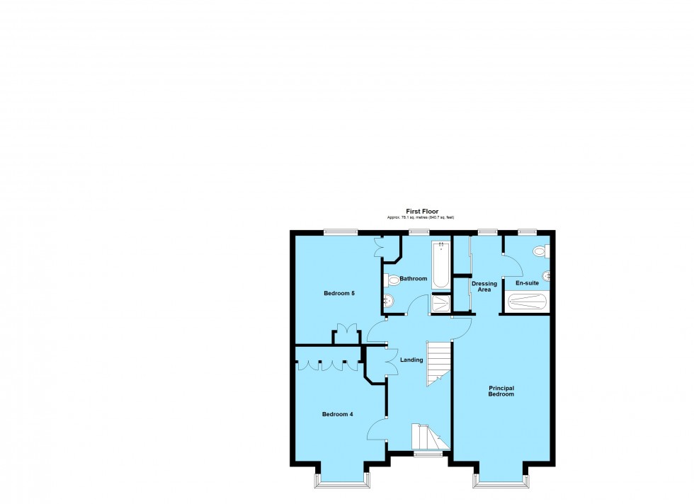 Floorplan for Gloster Road, Lutterworth
