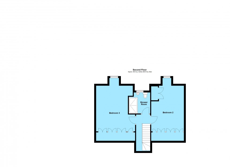 Floorplan for Gloster Road, Lutterworth