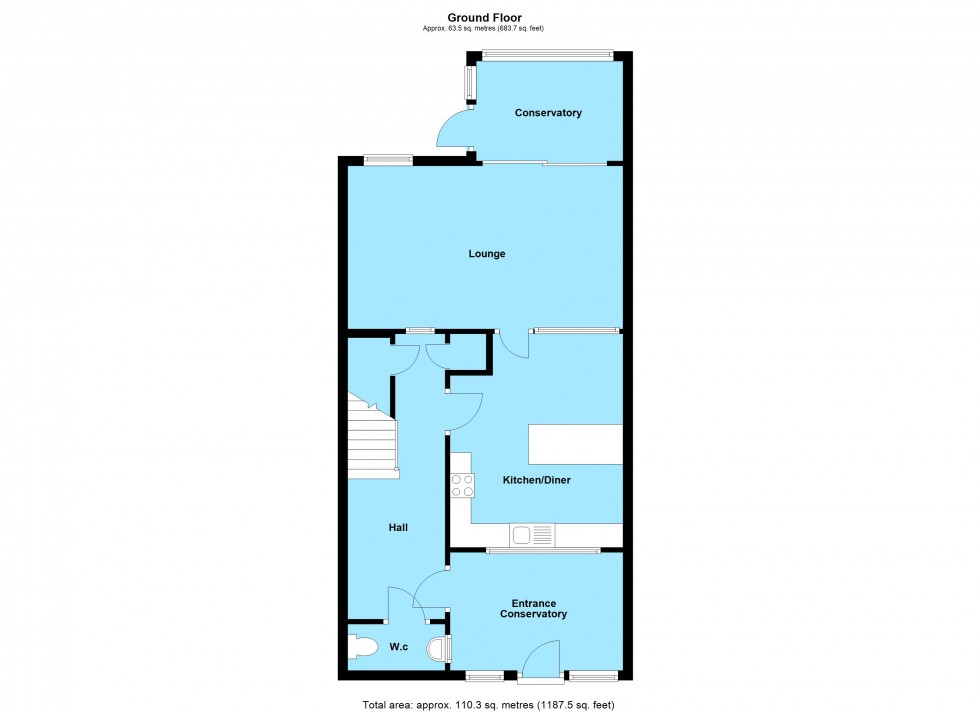 Floorplan for Chapel Lane, Walton