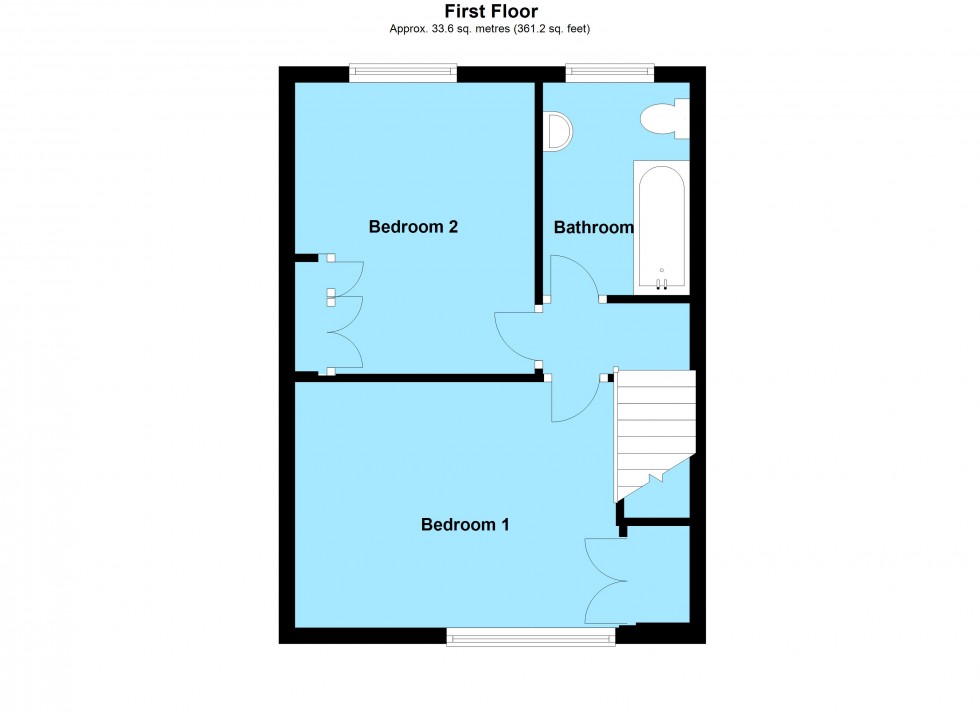 Floorplan for Regent Street, Lutterworth