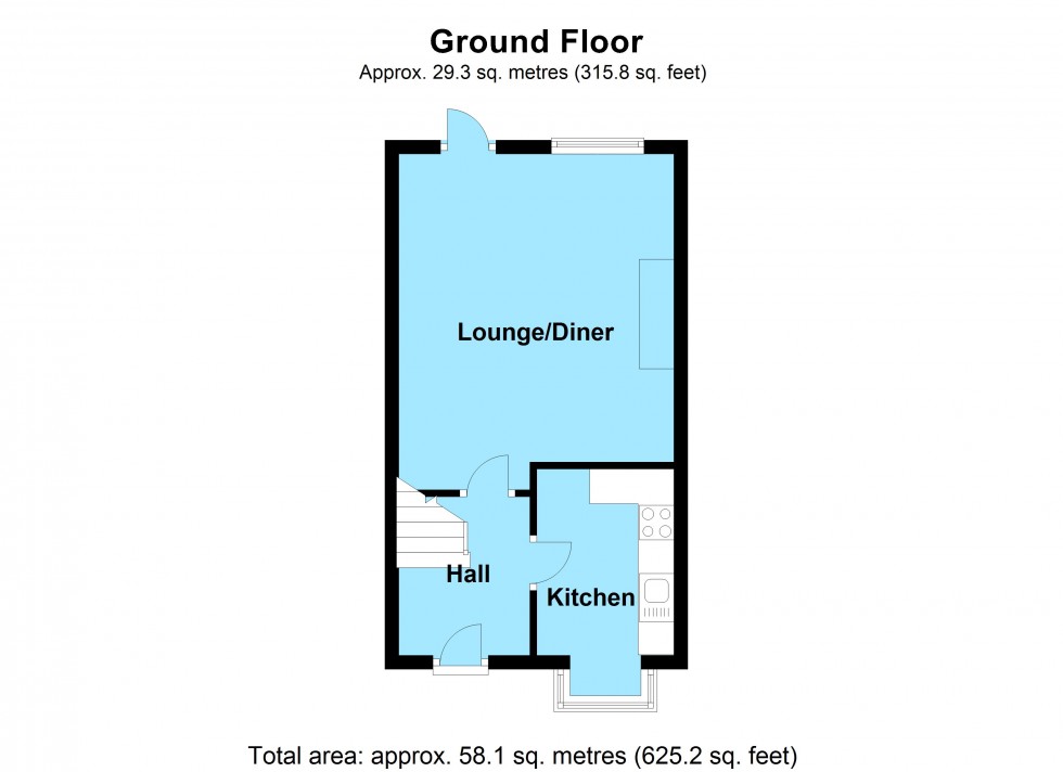 Floorplan for Attlee Close, Lutterworth