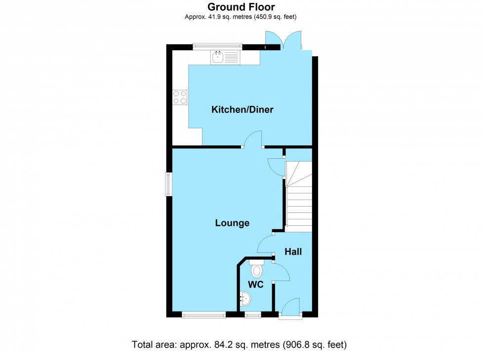 Floorplan for Vedonis Road, Lutterworth