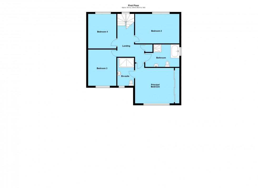 Floorplan for Lutterworth Road, Ullesthorpe