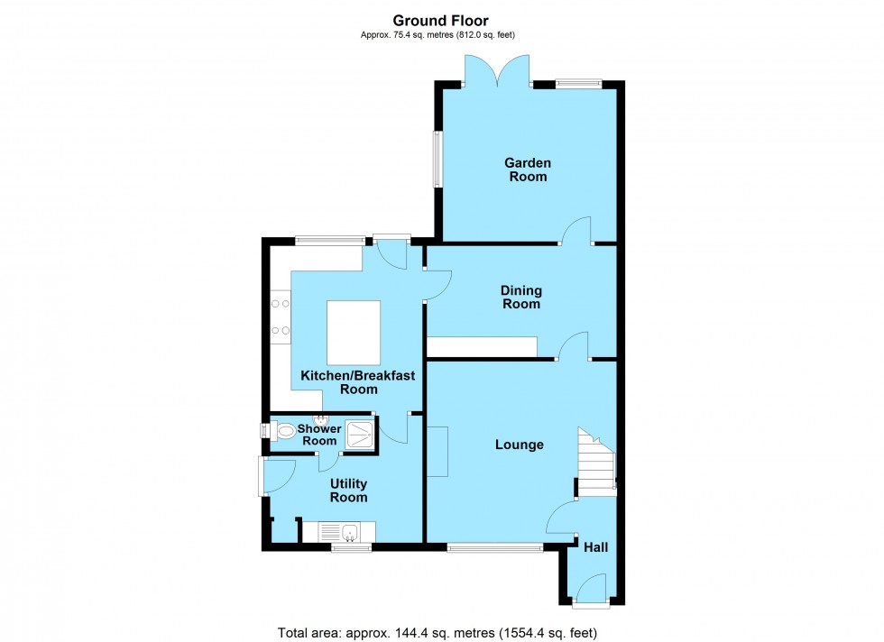 Floorplan for Warwick Road, Broughton Astley