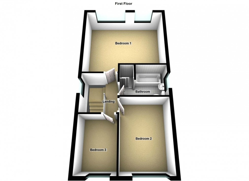 Floorplan for Feilding Way, Lutterworth