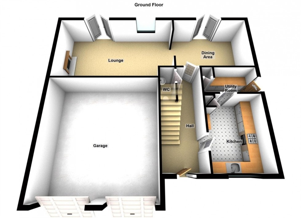 Floorplan for Maxwell Way, Lutterworth
