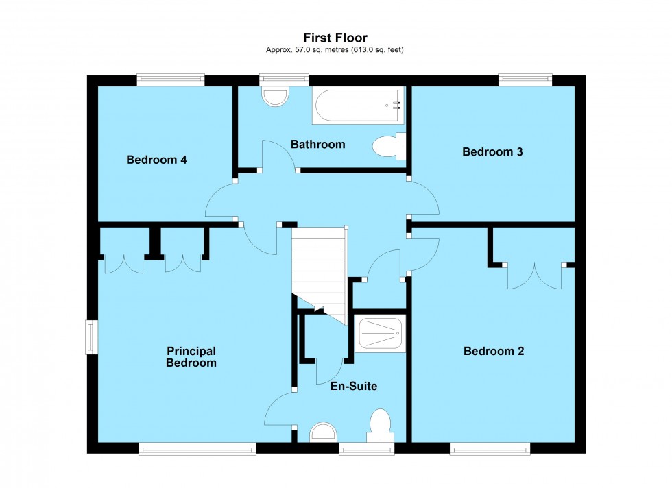Floorplan for Cowslip Court, Lutterworth