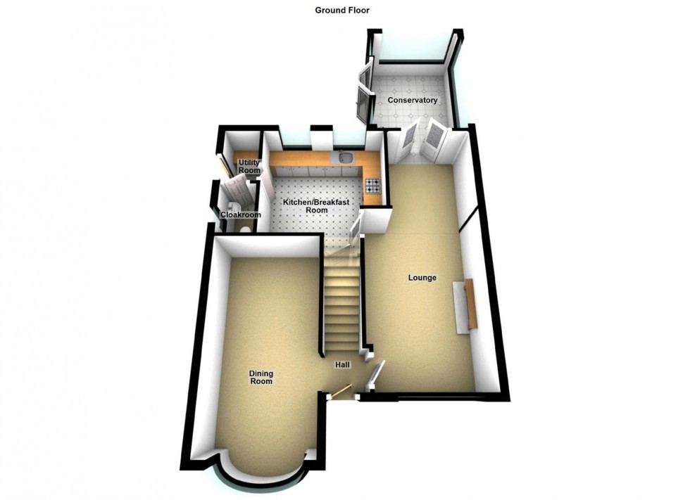 Floorplan for Robinia Close, Lutterworth