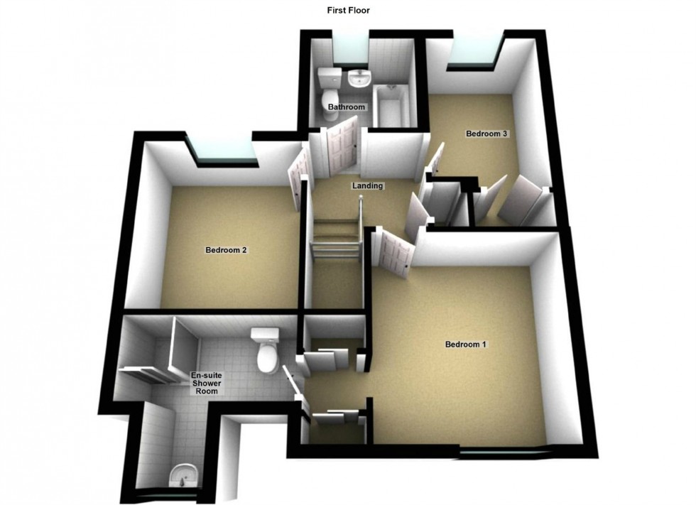 Floorplan for Robinia Close, Lutterworth