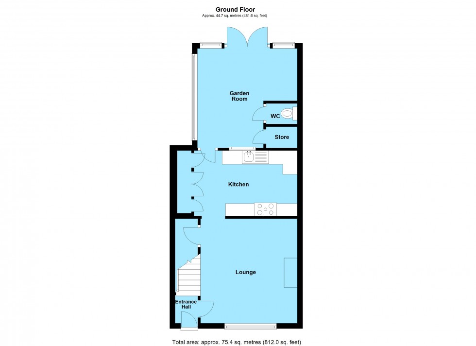 Floorplan for Council Street, Lutterworth