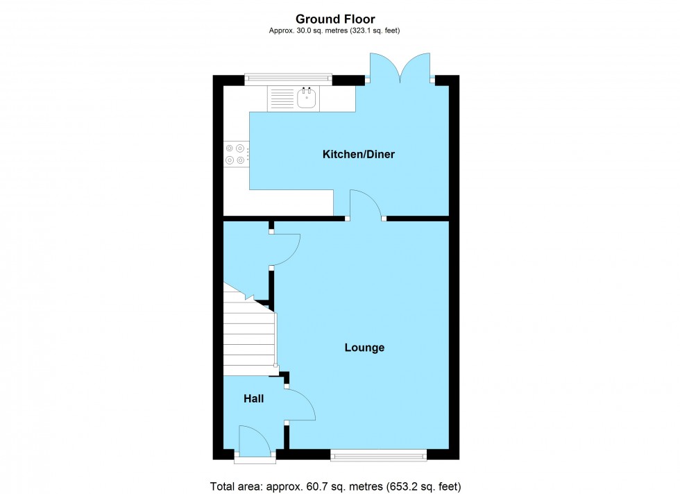 Floorplan for Jasmine Close, Lutterworth
