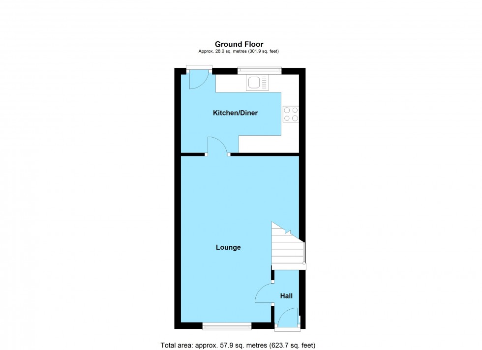 Floorplan for Gibson Way, Lutterworth