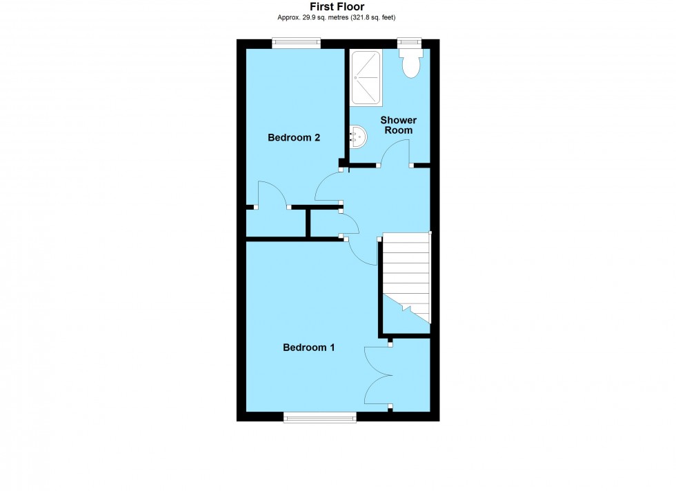 Floorplan for Gibson Way, Lutterworth