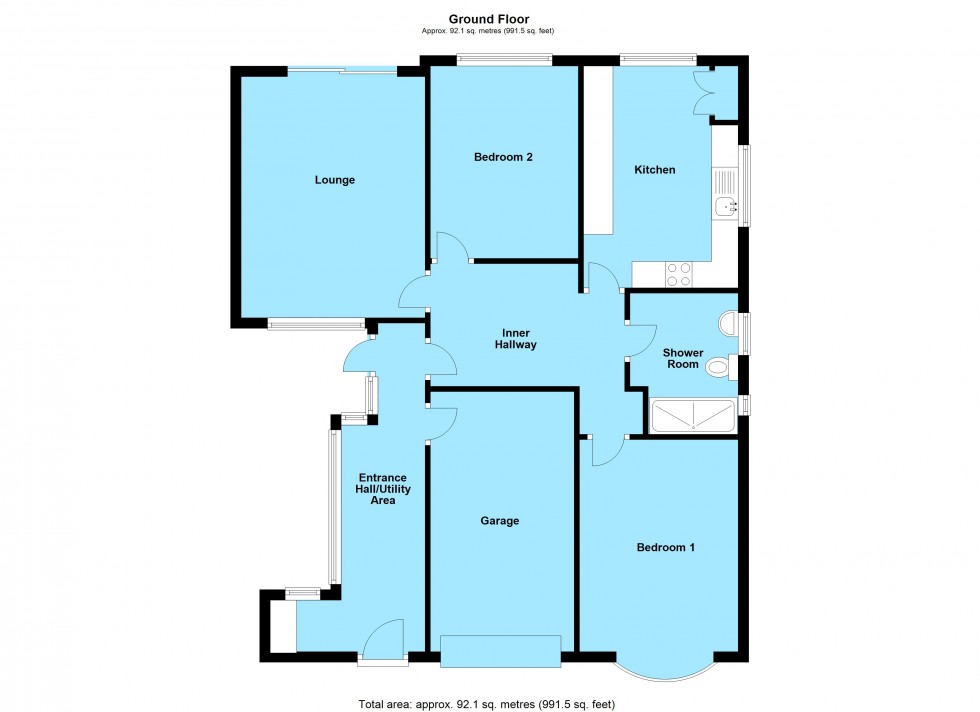 Floorplan for Carlson Gardens, Lutterworth