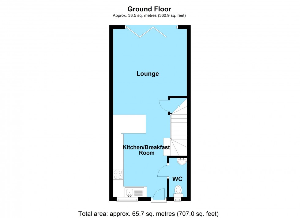 Floorplan for Maino Crescent, Lutterworth