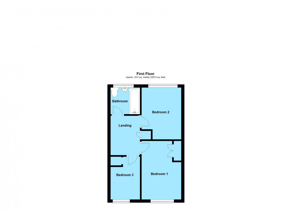 Floorplan for Magnolia Drive, Lutterworth