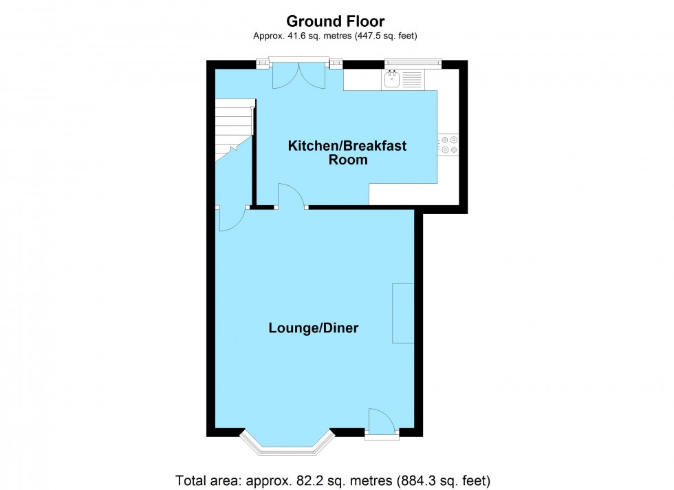 Floorplan for Church Street, Lutterworth